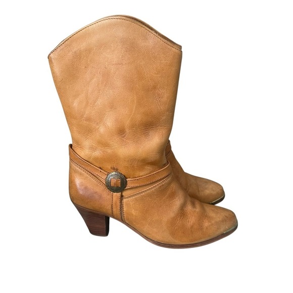 VTG ACME COWBOY BOOTS FESTIVAL harness concho Cowgirl Size 6.5M. Made in U.S.A - Picture 2 of 8